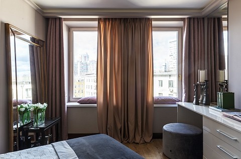 Дизайн квартиры в зеленом цвете