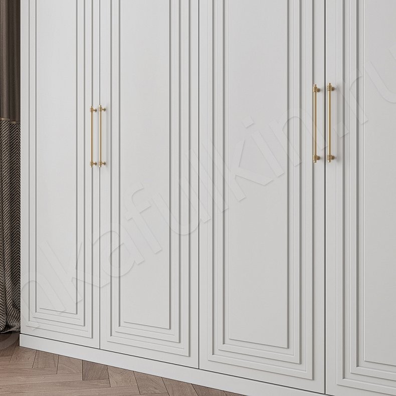 Шкаф Регби Светлые Модерн 4х створчатые Гостиная Для вещей 4