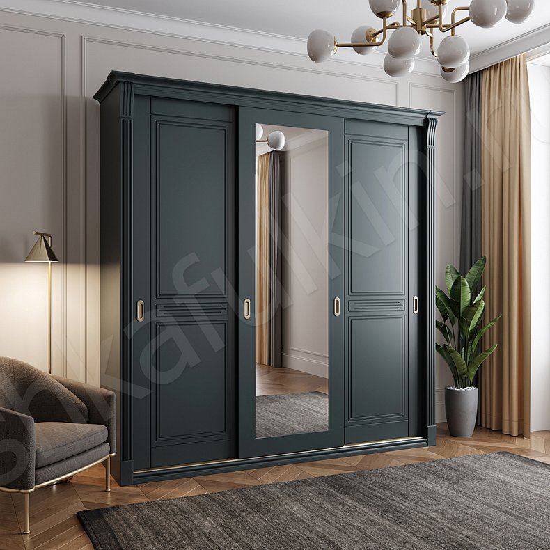 Изображение Шкаф-купе Адель Классика 3х створчатые Гостиная Для вещей 16