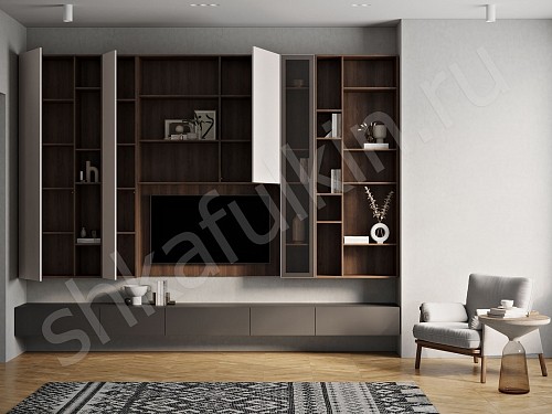 Изображение цвета Стенка Арли Древесный  6и створчатые  Под ТВ