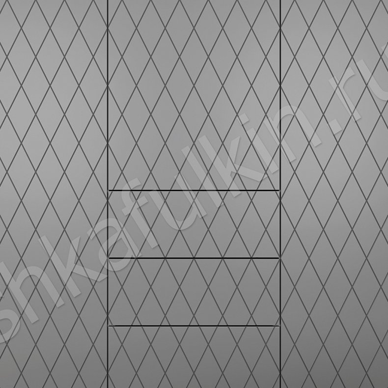 Изображение Шкаф Дианта Серый Светлые Современный 5и створчатые Спальня Для вещей 3