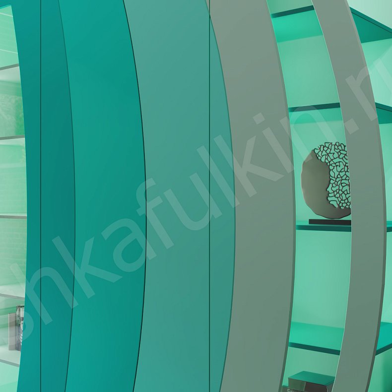 Изображение Шкаф Калабри Цветной Современный 5и створчатые Гостиная Для вещей Для декора 5