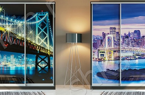 Шкафы-купе с фотопечатью