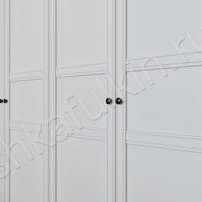 Гарнитур Старк Белый Неоклассика 4х створчатые Спальня Для вещей 2