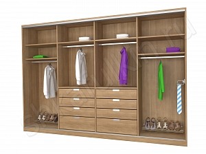 Шкаф 4 двери №35