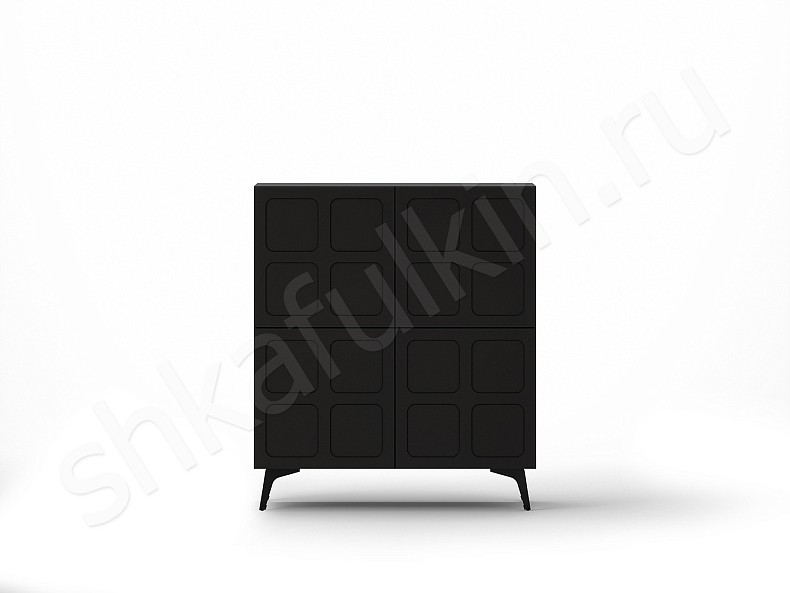 Тумба Оникс Синий Белый Черный Коричневый Серый Светлые Темные Современный 4х створчатые Гостиная Для декора Для вещей