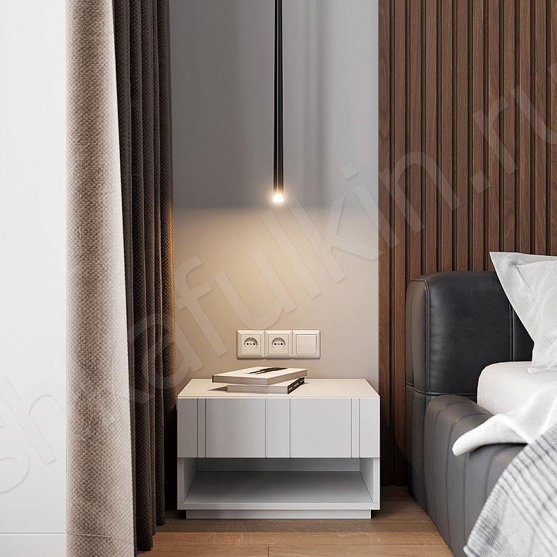 Гарнитур Тиммер Белый Черный Светлые Темные Хай-тек 4х створчатые Спальня Для вещей 6