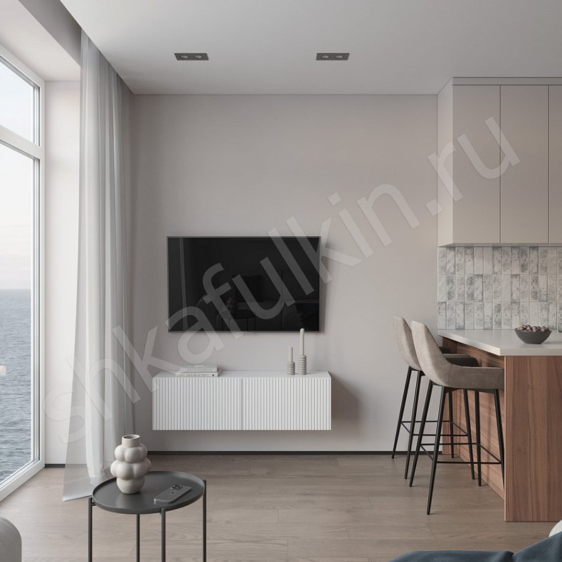 Мурано ЖК Ола-Апарт 29 м² Тумба под ТВ