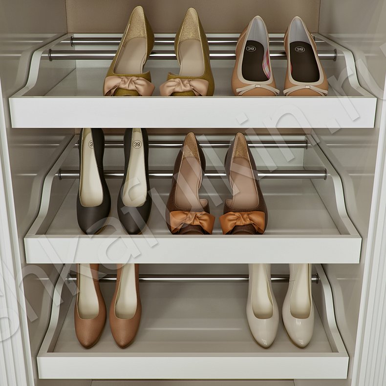 Изображение Гардеробная Сонет Белый Классика  Гардеробная  6