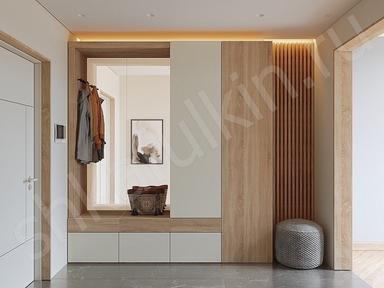 Изображение цвета Прихожая Ника  Минимализм 2х створчатые Прихожая 