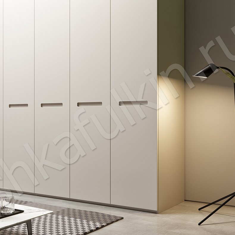 Распашной шкаф Матео Белый Цветной Синий Светлые Минимализм 5и створчатые Гостиная Для вещей 5