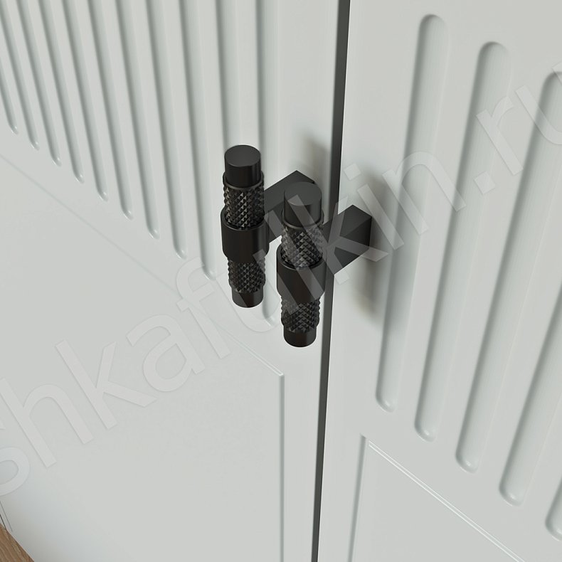 Изображение Шкаф Кликер Белый Светлые Серый Минимализм 4х створчатые Спальня Для вещей 14