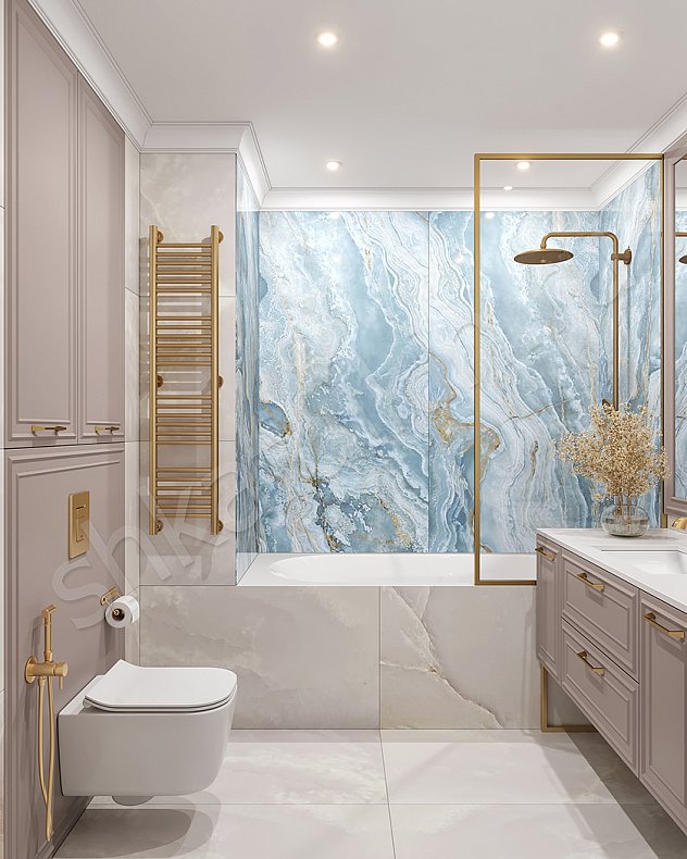 Мебель в санузел Агата Светлые Коричневый Неоклассика   Для декора Для белья 2