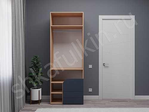 Изображение цвета Шкаф Сонум  Современный 2х створчатые  