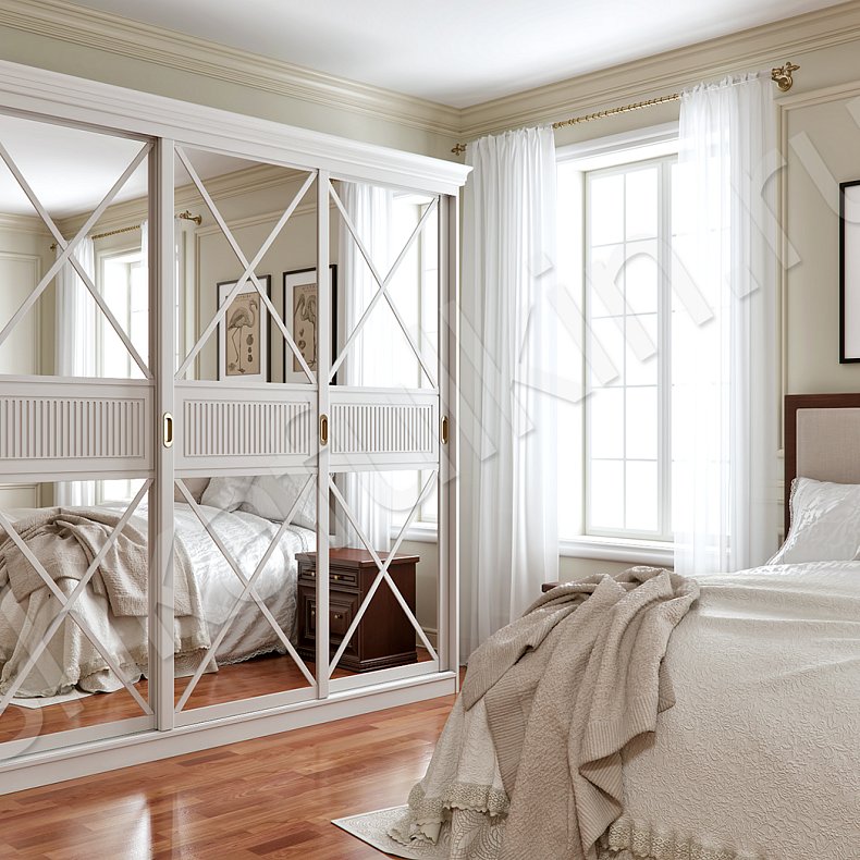 Шкаф-купе Версаль  Классика 3х створчатые Спальня Для вещей