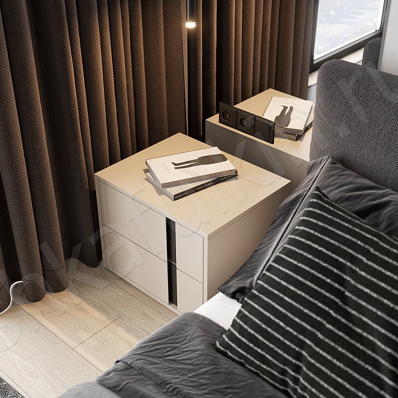 Гарнитур Зиппи Светлые Современный 4х створчатые Спальня Для вещей 4