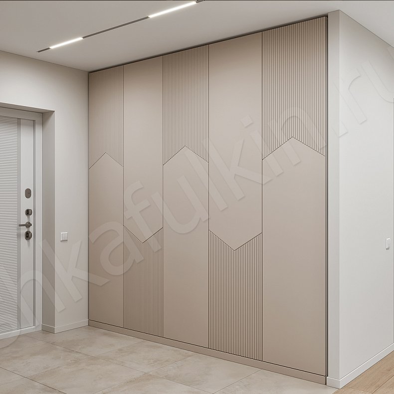 Прихожая Арманда Светлые Коричневый Современный 5и створчатые Прихожая Для вещей