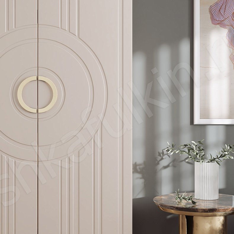 Шкаф Кьяра Светлые Современный 4х створчатые Спальня Для вещей 3