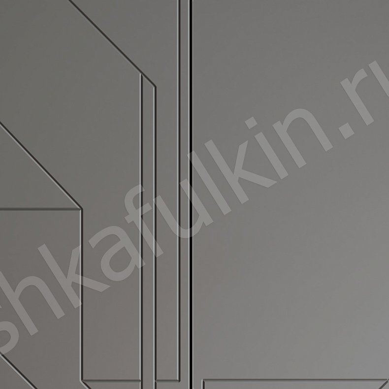 Шкаф Сигма Серый Светлые Белый Современный 4х створчатые Гостиная Для вещей 4