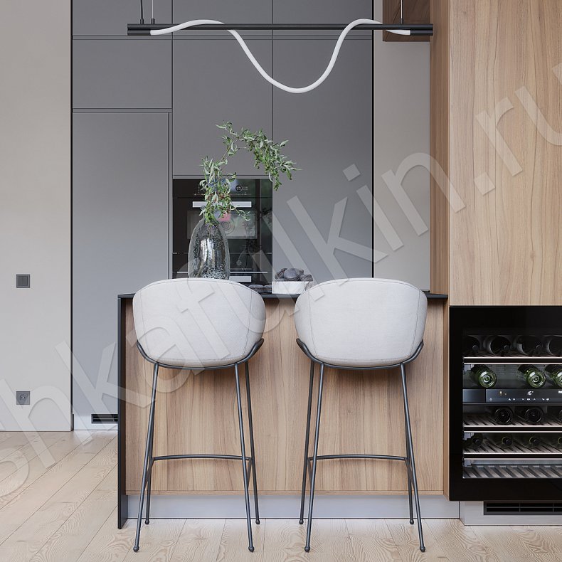 Кухня Феникс Светлые Серый Древесный Белый Современный   Для посуды 4