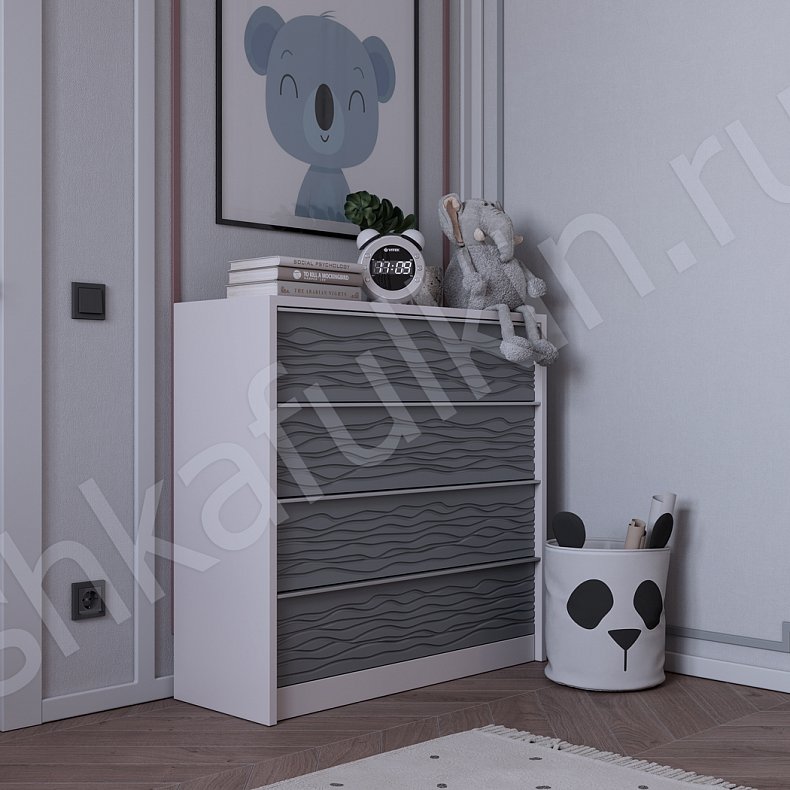 Изображение Детская Сезанн Светлые Современный 2х створчатые Детская Для декора Для вещей 5