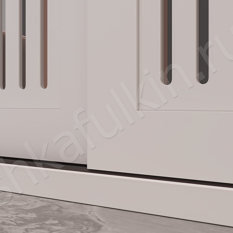 Шкаф-купе Сандерс Белый Модерн 3х створчатые Прихожая Для вещей 7