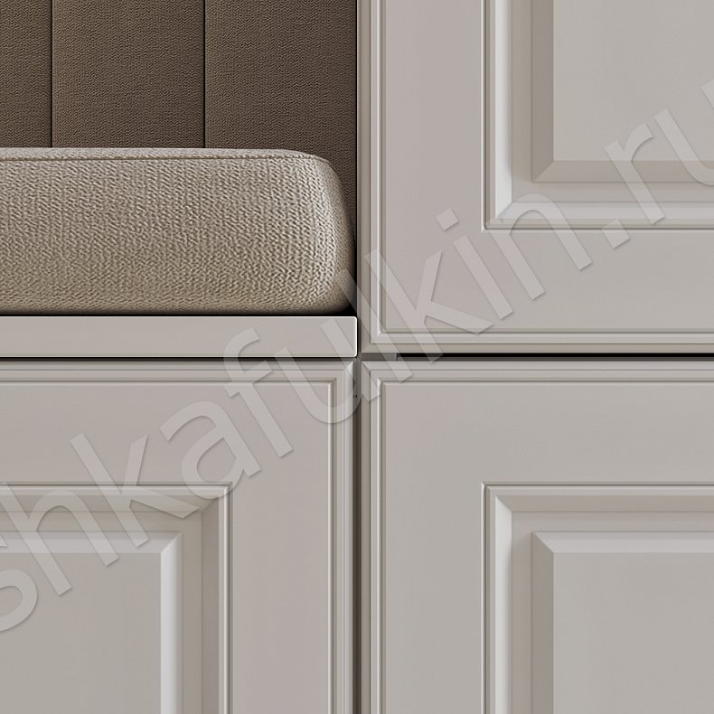 Прихожая Алиана Белый Светлые Классика 2х створчатые Прихожая Для вещей 6