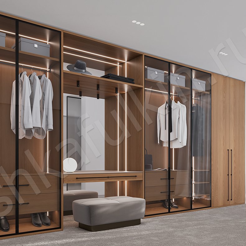 Гардеробная Кендал  Современный  Гардеробная 