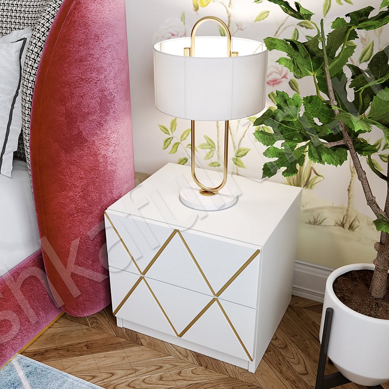 Встроенный шкаф-купе Форса Белый Светлые Неоклассика 3х створчатые Спальня Для вещей 4