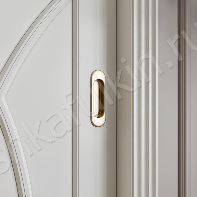 Изображение Шкаф-купе Стелла Белый Светлые Неоклассика 4х створчатые Спальня Для вещей 5