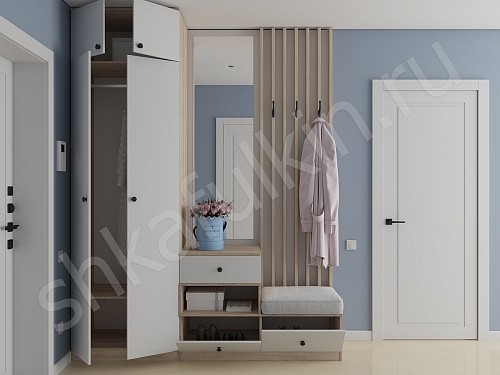 Изображение цвета Прихожая Милли  Минимализм 2х створчатые Прихожая 