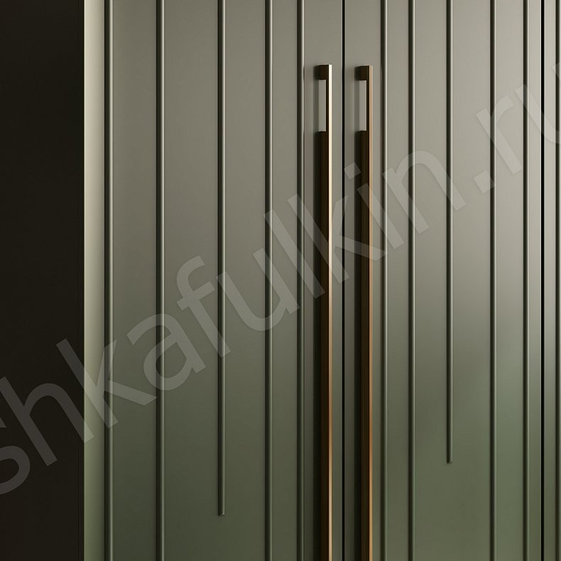 Шкаф Воланд Зеленый Модерн 4х створчатые Спальня Для вещей 2