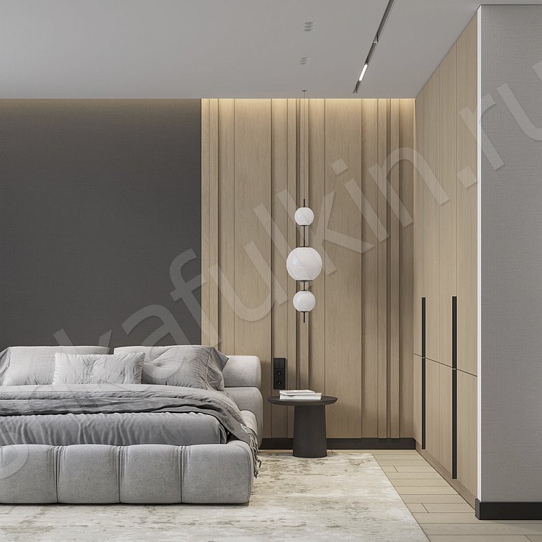 Изображение Гарнитур Аспект Древесный Светлые Современный 4х створчатые Спальня Для вещей 1