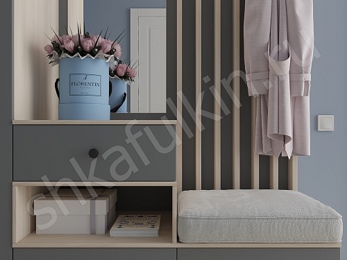 Изображение цвета Прихожая Милли  Минимализм 2х створчатые Прихожая 