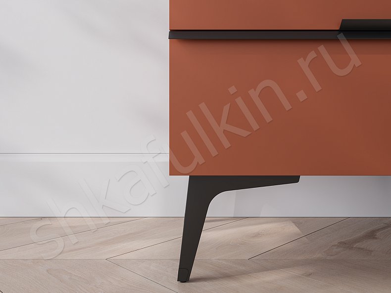 Тумба прикроватная Диего Красный Белый Коричневый Серый Синий Светлые Темные Зеленый Современный 2х створчатые Спальня Для декора