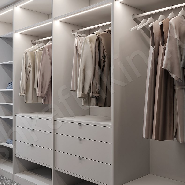 Изображение Гардеробная Дуэт  Современный  Гардеробная  5