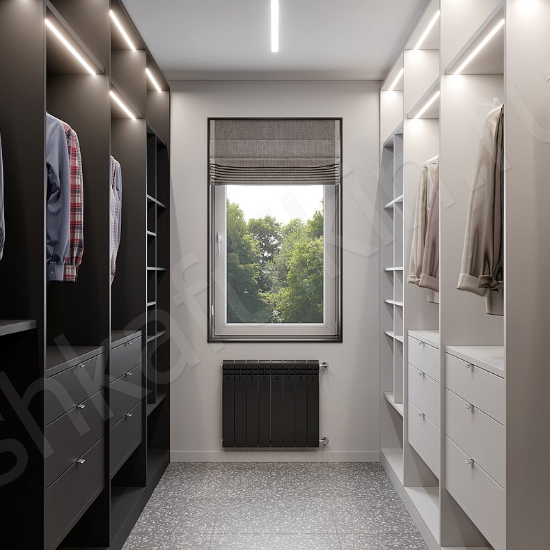 Гардеробная Дуэт  Современный  Гардеробная 