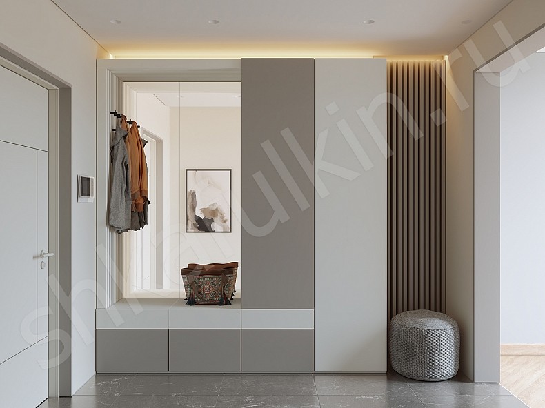 Изображение цвета Прихожая Ника  Минимализм 2х створчатые Прихожая 