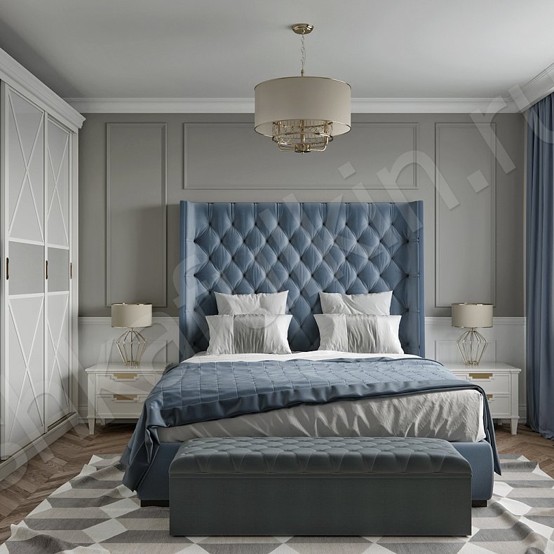 Корпусный шкаф-купе Ромео Светлые Классика 3х створчатые Спальня Для вещей 4