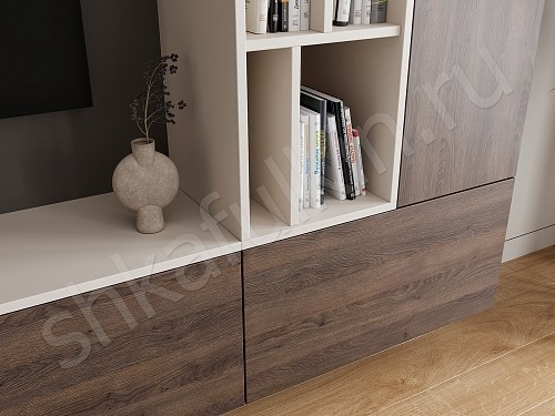 Изображение цвета Стенка Нельсон  Минимализм  Гостиная 