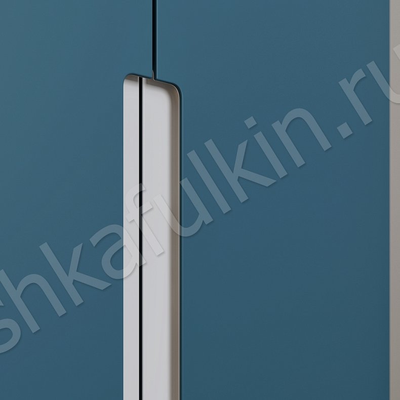 Шкаф Мариэтта Цветной Синий Темные Современный 4х створчатые Спальня Для вещей 4