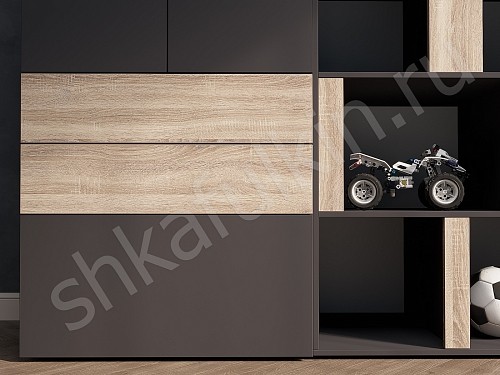 Изображение цвета Шкаф Толли Светлые Современный 6и створчатые  