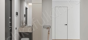 Прихожая 1 дверь и консоль Симпле