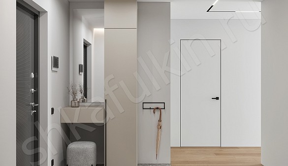 Прихожая 1 дверь и консоль Симпле