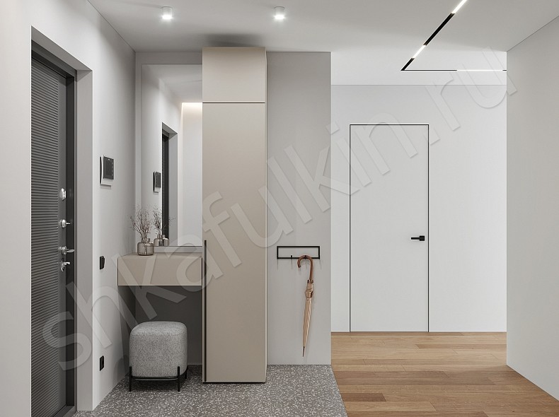 Прихожая 1 дверь и консоль Симпле