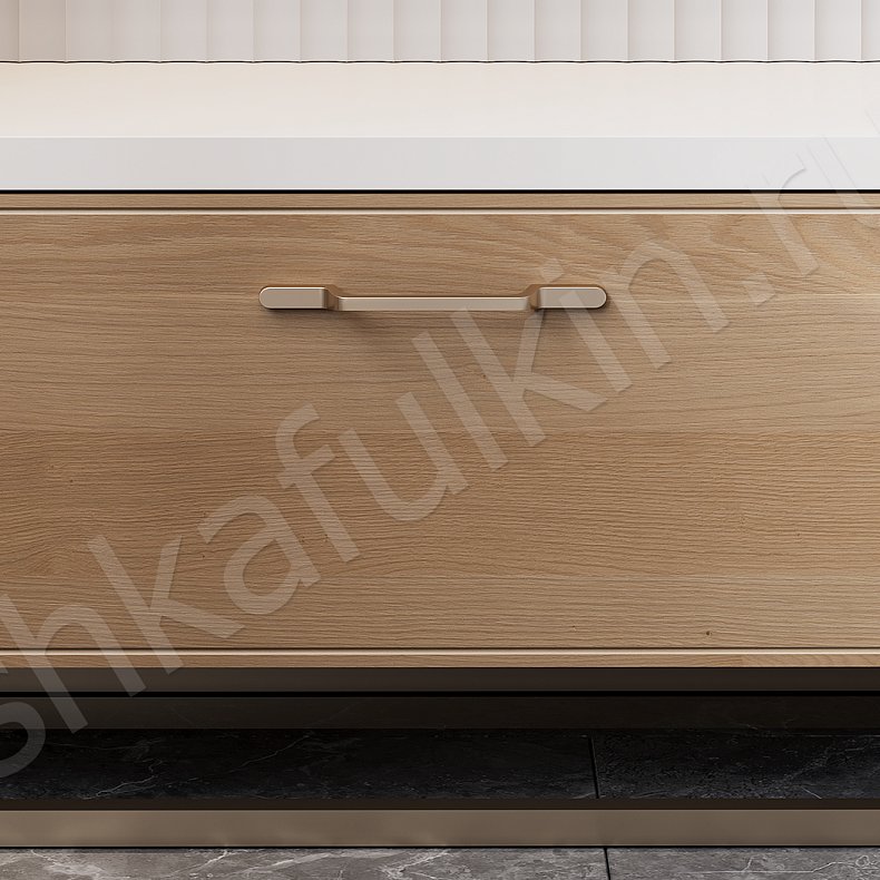 Изображение Стенка Амадей Светлые Древесный Белый Скандинавский Гостиная Под ТВ 4