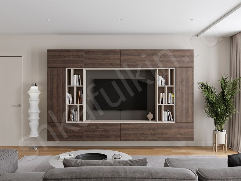 Изображение цвета Стенка Нельсон  Минимализм  Гостиная 