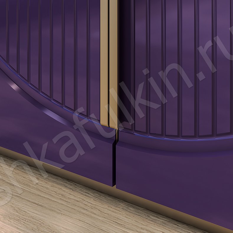 Изображение Стенка Скаволлини Цветной Красный Синий Темные Неоклассика 6и створчатые Гостиная Для книг Для декора Для вещей 14