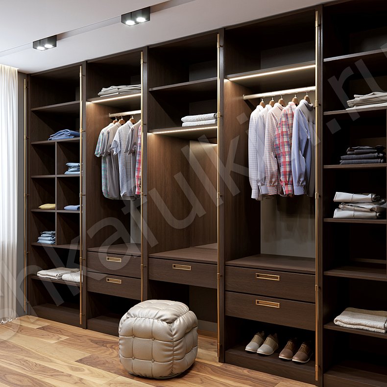 Гардеробная Монреаль Древесный   Гардеробная  5