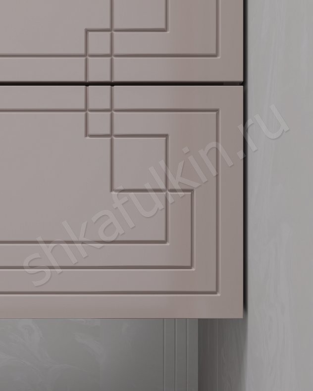 Мебель в ванную Метрополитан Светлые Розовый Неоклассика   Для вещей 3